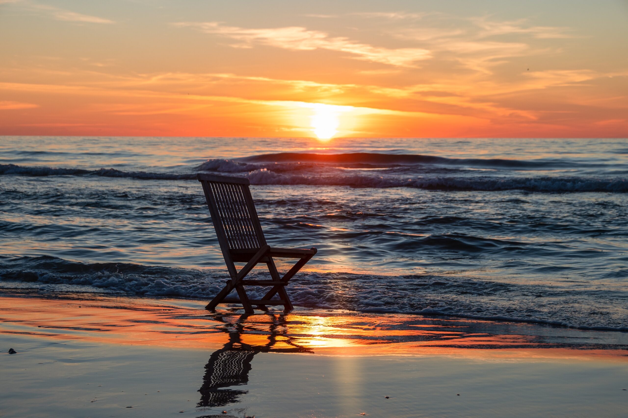 Sonnenuntergang am Meer 